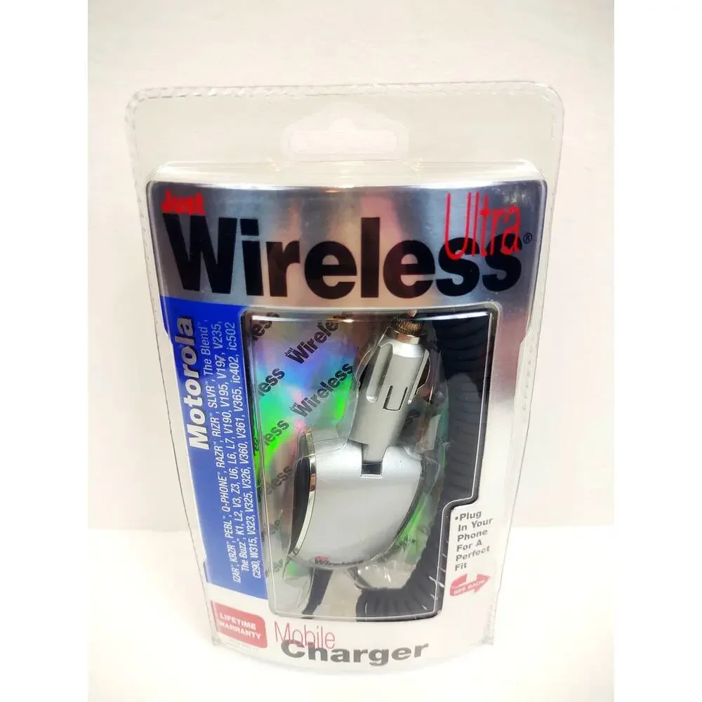 Just Wireless Motorola Swivel Vehicle Charger 03211 Mobile Phone Sealed